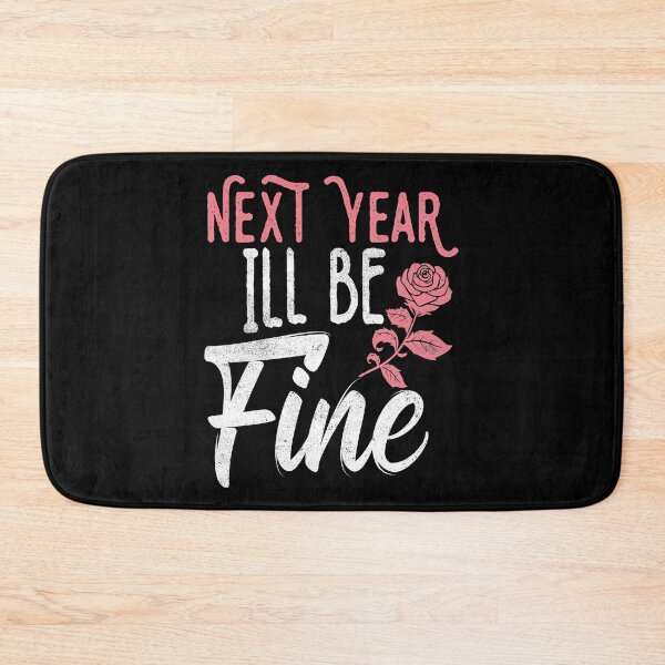 Item preview, Nex Year Will Be Fine Face Mask, Flower Aesthetic Face Mask Washable - Funny Face Mask Adult - Grunge Protection Face Mask - Reusable Face Mask Gift For Adult designed and sold by Vikingstorm.