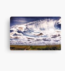 Sweeping clouds Canvas Print