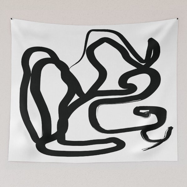 Item preview, Black and White Painting designed and sold by CallaStatements.