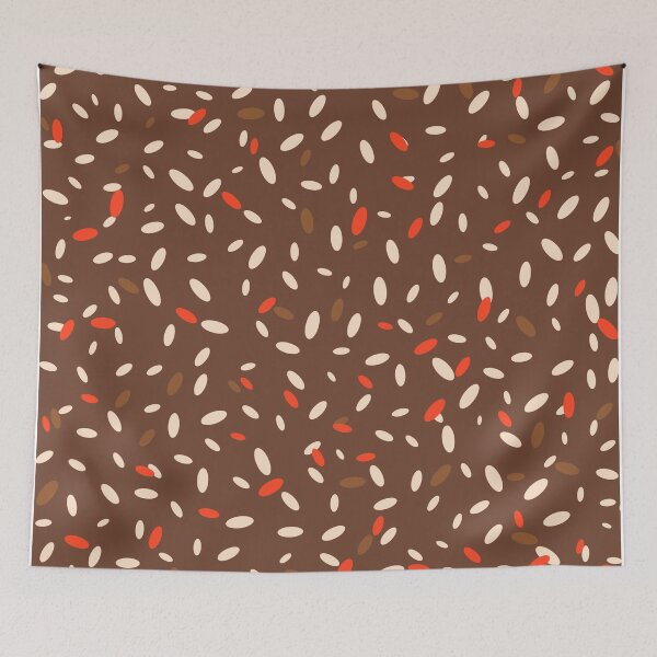 Item preview, Brown and Orange Confetti Dots designed and sold by Shannon Bridger.