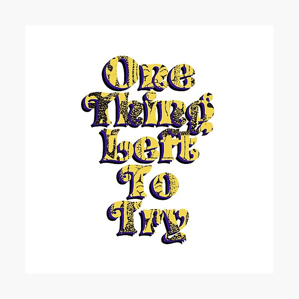 MGMT - Little Dark Age - One Thing Left to Try MGMT Photographic Print