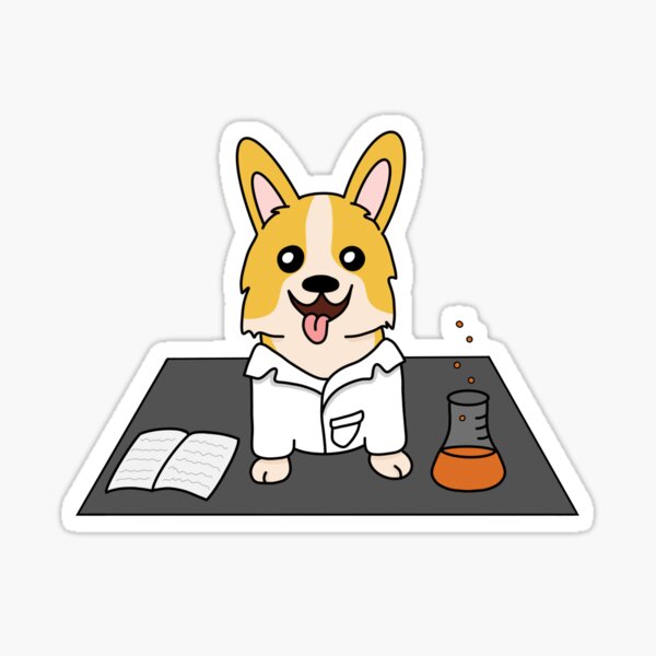 Item preview, Chemistry Corgi designed and sold by arianalim.
