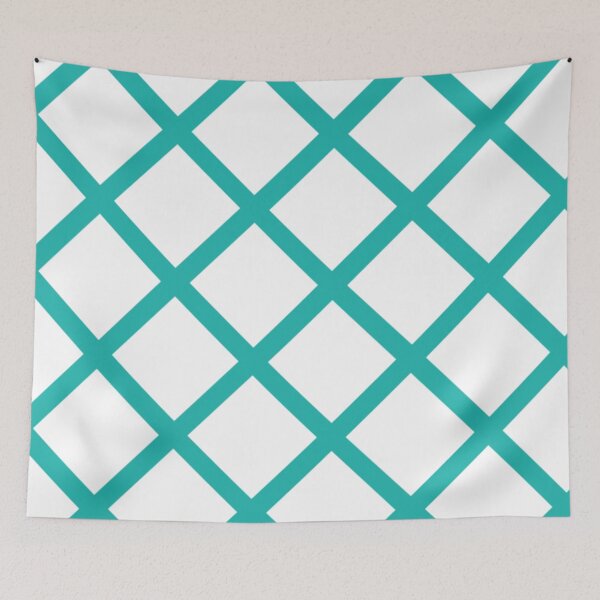 Item preview, Teal Criss Cross Patterns designed and sold by flying-flamingo.
