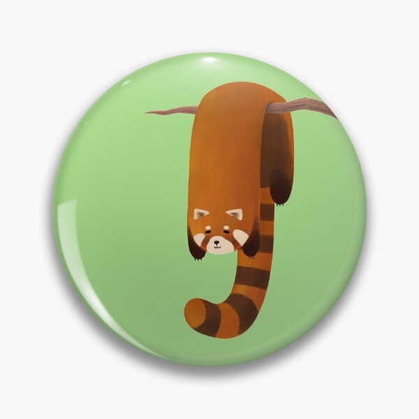 Item preview, Cute Red Panda hanging on the tree - Laundry red panda designed and sold by KTJoh.
