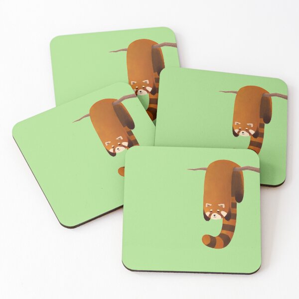 Item preview, Cute Red Panda hanging on the tree - Laundry red panda designed and sold by KTJoh.