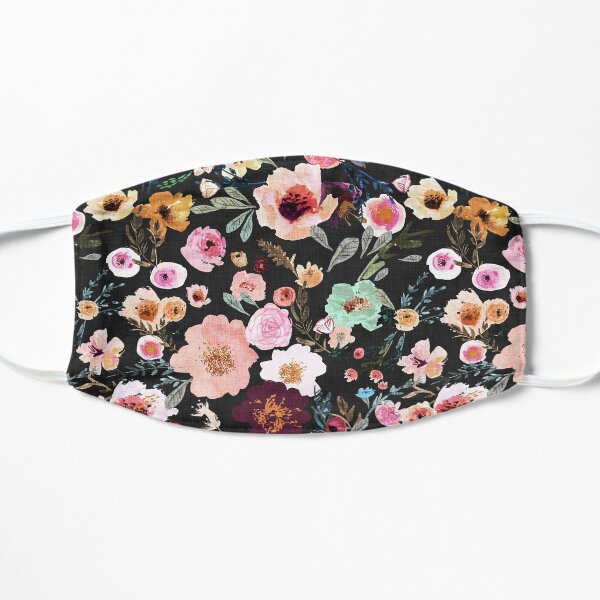 Burst into Bloom (midnight) Flat Mask
