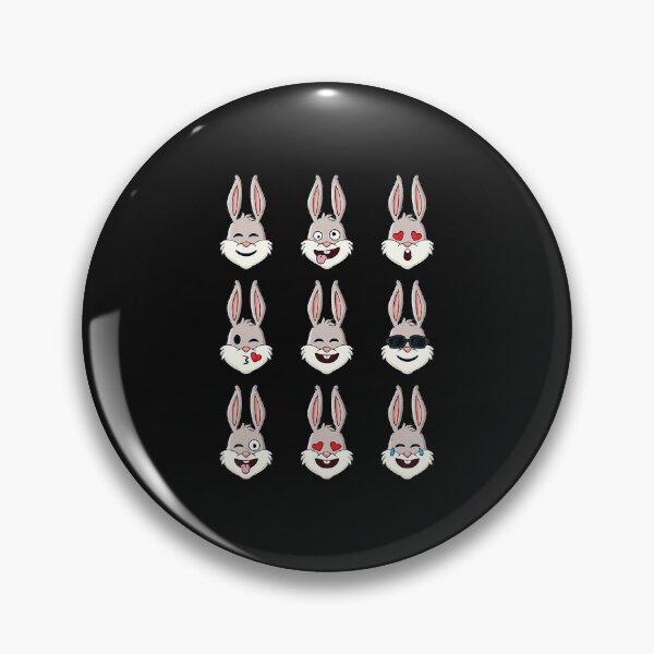Item preview, Rabbit Emojis Easter Day Funny Emoticons designed and sold by LamaraGodina.