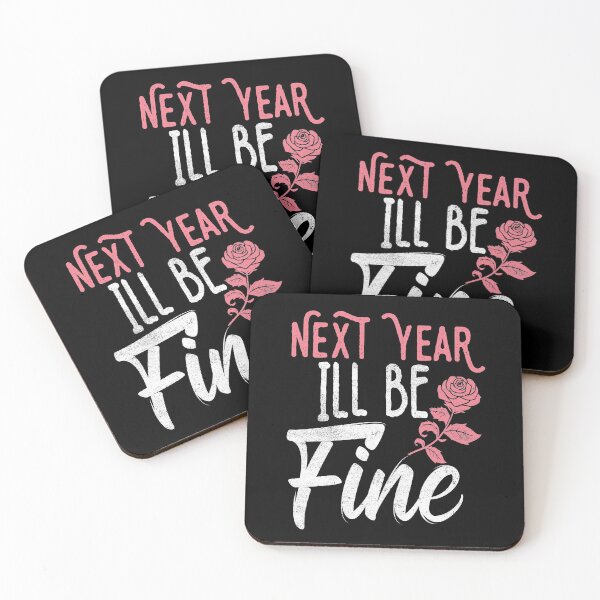 Item preview, Nex Year Will Be Fine Face Mask, Flower Aesthetic Face Mask Washable - Funny Face Mask Adult - Grunge Protection Face Mask - Reusable Face Mask Gift For Adult designed and sold by Vikingstorm.