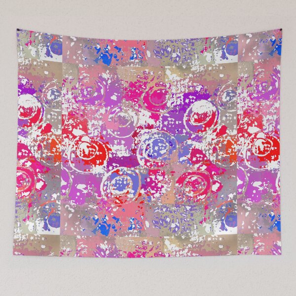 Item preview, "Summer Rain" | Mixed Media Abstract Art designed and sold by LiseHoltArt.