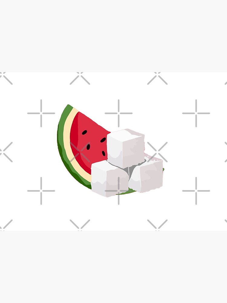 "Watermelon Sugar Emoji" Canvas Print for Sale by goldenstyles Redbubble