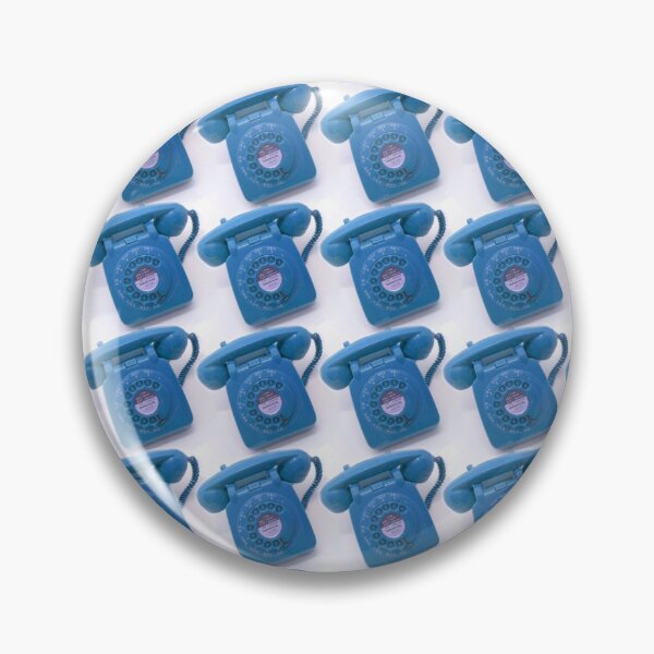 Item preview, Blue vintage telephone print  2 designed and sold by LittleBettyMakes.