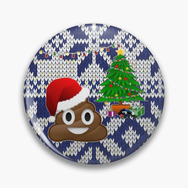 Item preview, ugly Christmas sweater poop emoji designed and sold by Gossip Rag.