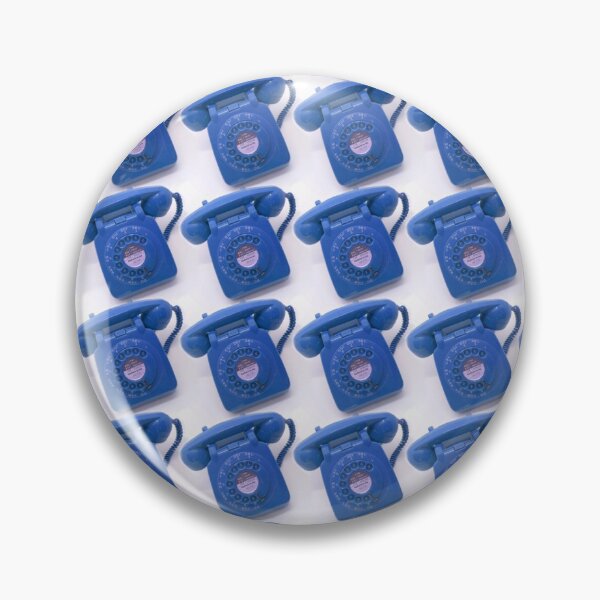 Item preview, Blue vintage telephone print  designed and sold by LittleBettyMakes.
