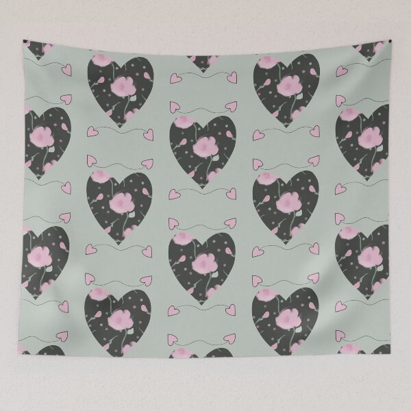 Item preview, Rosey Hearts designed and sold by Helen Knecht.