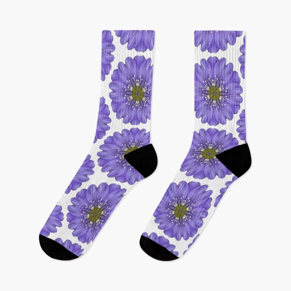 Item preview, Blue purple daisies designed and sold by LittleBettyMakes.