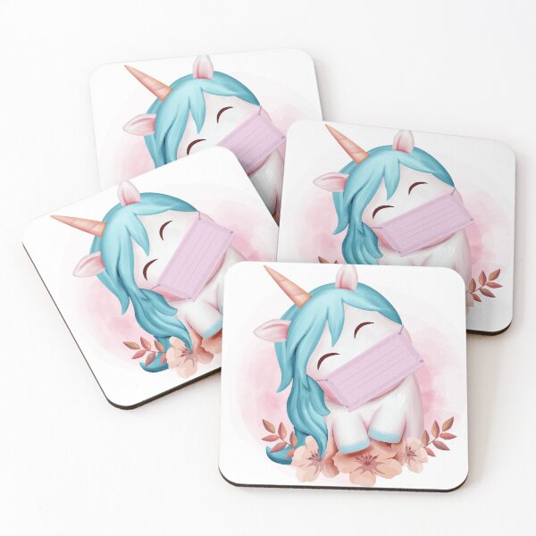 Item preview, Unicorn Wearing Mask designed and sold by majidkacm.