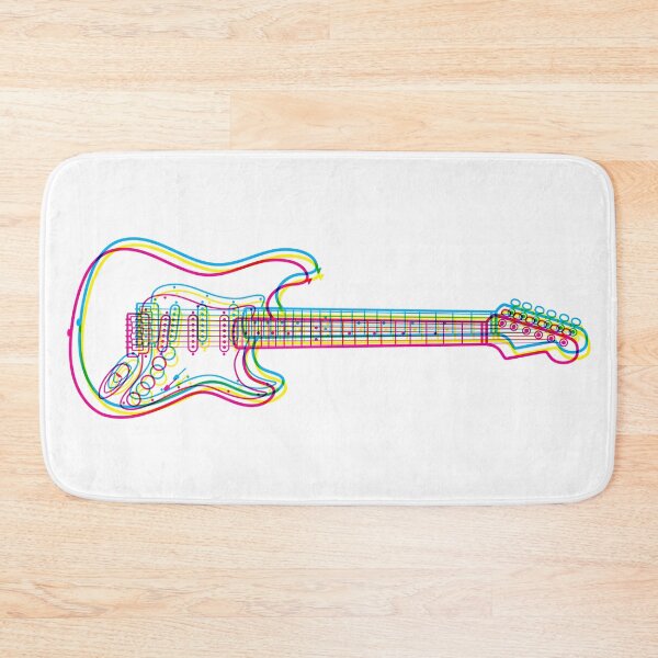 Item preview, CMYK Strat Outline  designed and sold by animinimal.