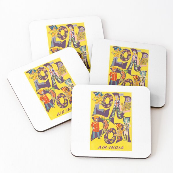 Item preview, 1968 London Air India Airline Poster designed and sold by retrographics.