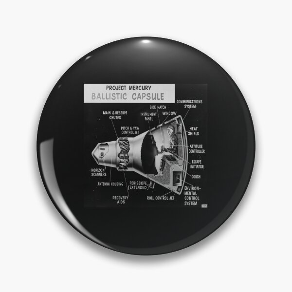 Item preview, Project Mercury Time Capsule Print designed and sold by Slydell1.