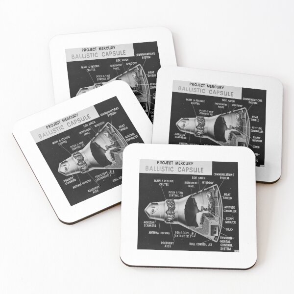 Item preview, Project Mercury Time Capsule Print designed and sold by Slydell1.