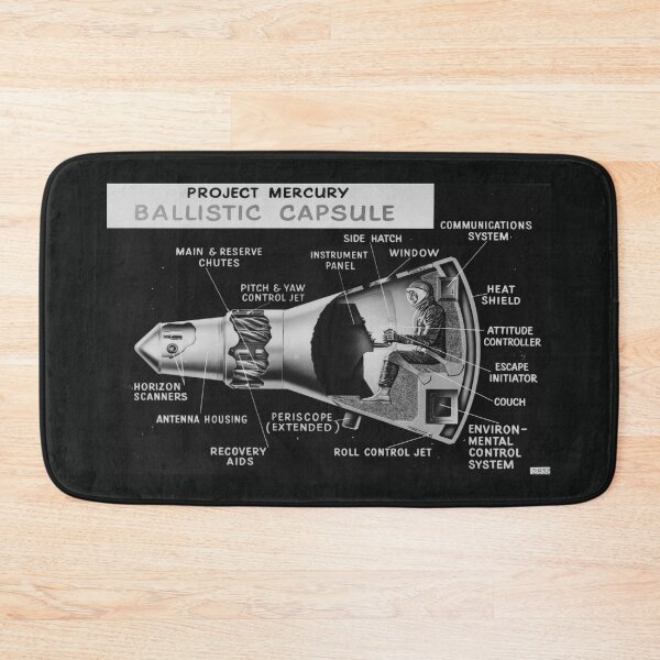 Item preview, Project Mercury Time Capsule Print designed and sold by Slydell1.