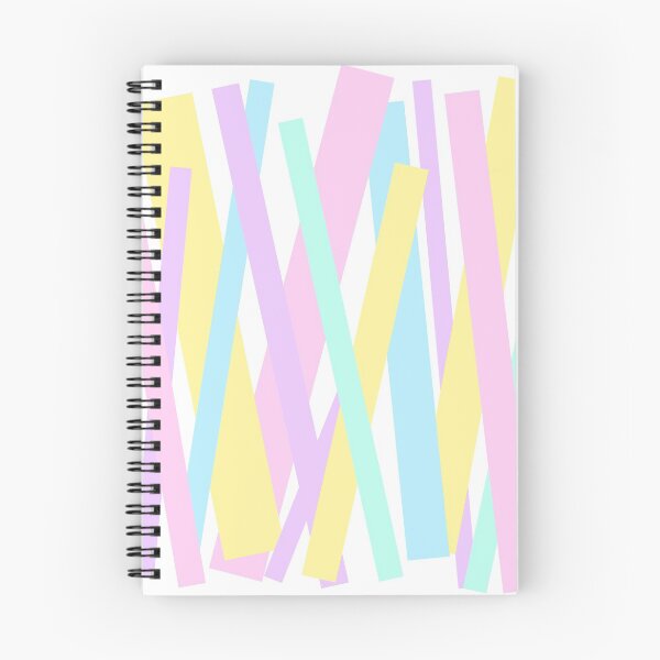 Item preview, Abstract random pastel stripes designed and sold by LeenDesign.