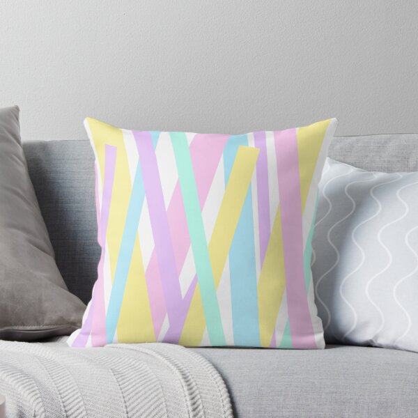 Item preview, Abstract random pastel stripes designed and sold by LeenDesign.