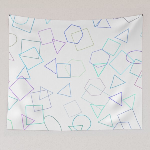 Item preview, Colorful Shapes Pattern designed and sold by flying-flamingo.