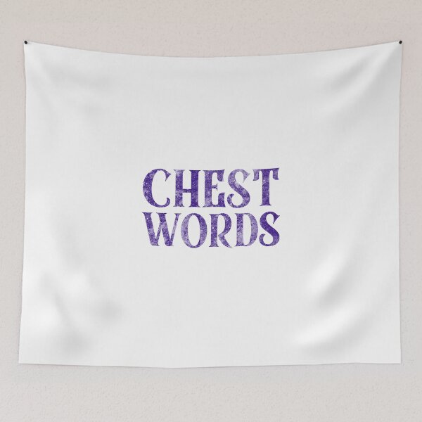 Item preview, Chest Words, icarly sam funny quotes designed and sold by Amineharoni.