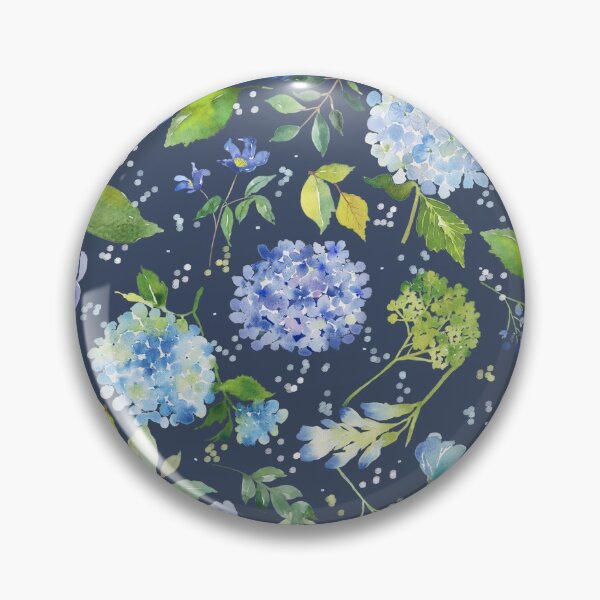 Item preview, Floral Watercolor Blue Lilac Flower Pattern designed and sold by junkydotcom.