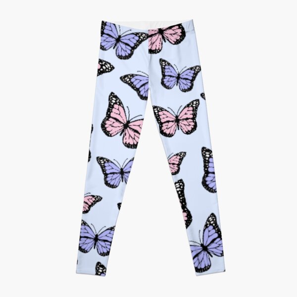 Blue Butterfly Leggings