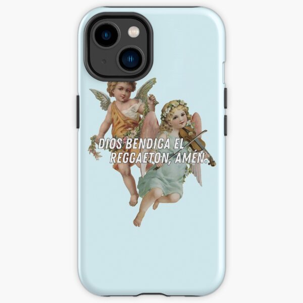 Dios bendiga el reggaeton amen Funda resistente para iPhone