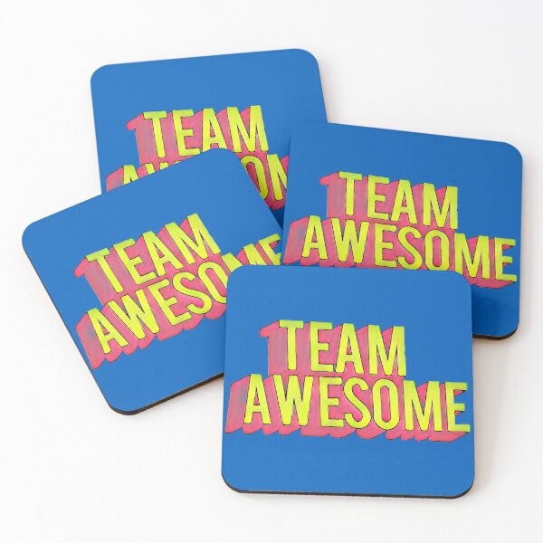 Item preview, Team Awesome Typography Art designed and sold by Alondra.