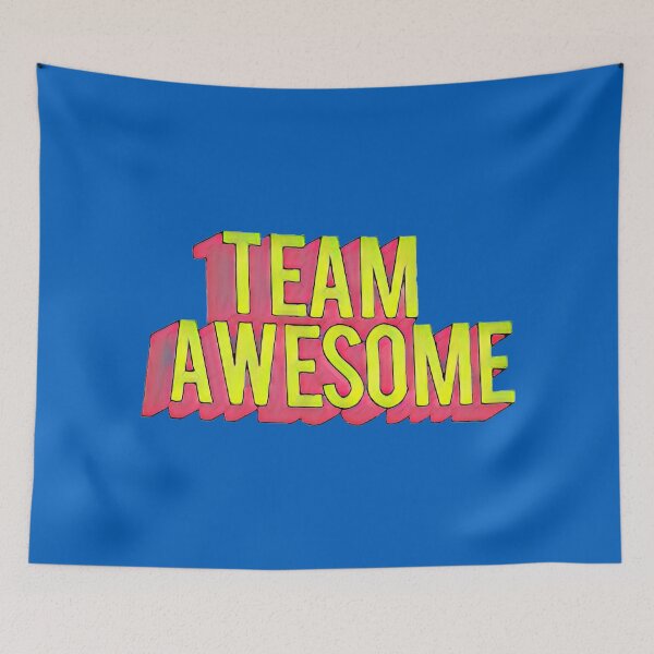 Item preview, Team Awesome Typography Art designed and sold by Alondra.