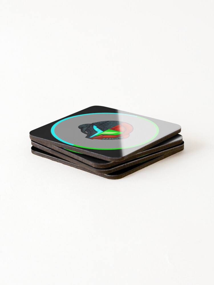 Thumbnail 4 of 5, Coasters (Set of 4), Metroid split designed and sold by SuperSaltlee.