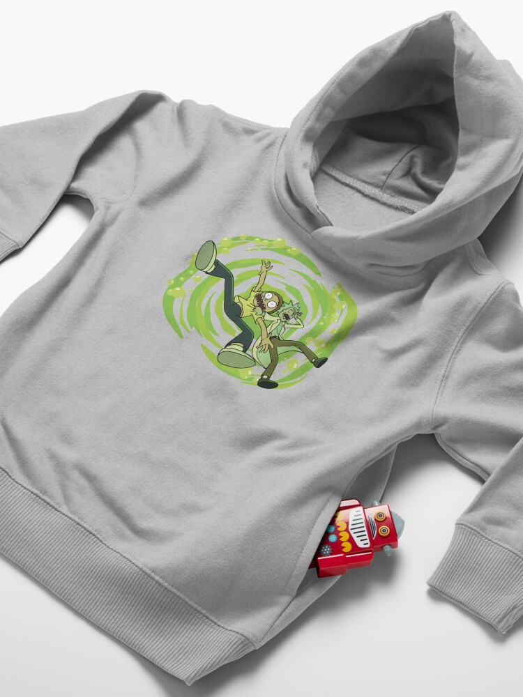 Alternate view of The Vat Of Acid Design (Rick & Morty) Toddler Pullover Hoodie