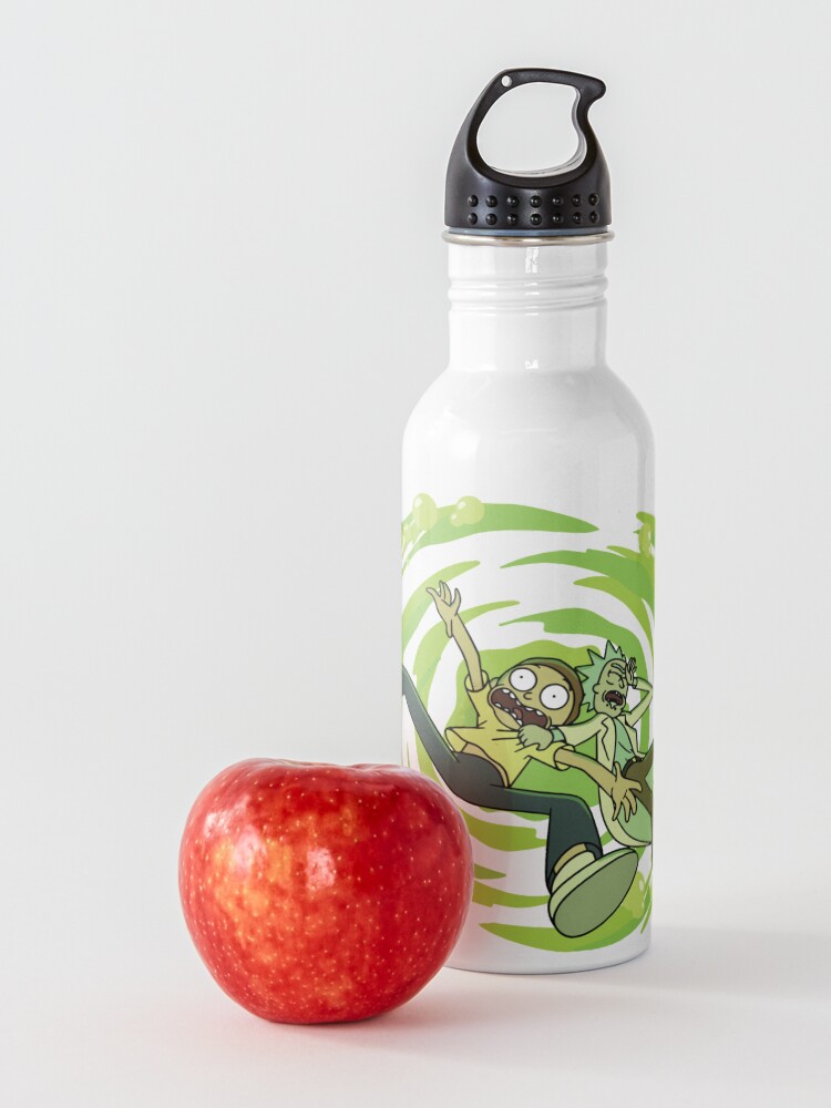 Alternate view of The Vat Of Acid Design (Rick & Morty) Water Bottle