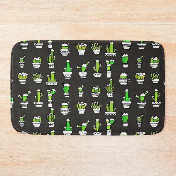 Item preview, COCK PLANTS CACTUS GREEN WATERCOLOR GRAY designed and sold by aydapadi.
