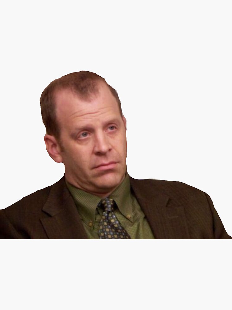 Sad Toby Flenderson Sticker for Sale by virtualheaven