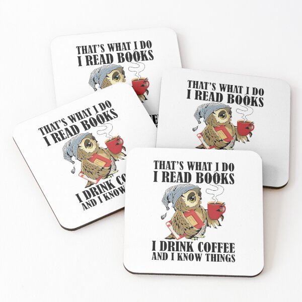 Item preview, That s What I do I Read Books I Drink Coffee Owl Lover Pullover Hoodie  designed and sold by YouHappyMyHappy.
