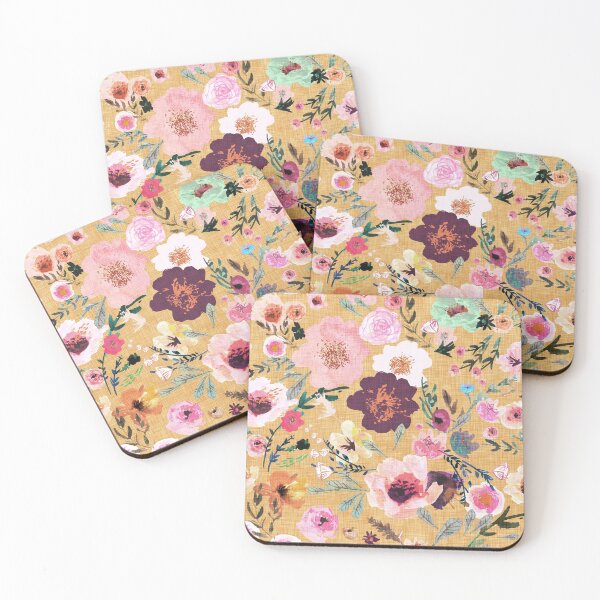 Item preview, Burst into Bloom (mustard gold) designed and sold by Esther  Fallon Lau.