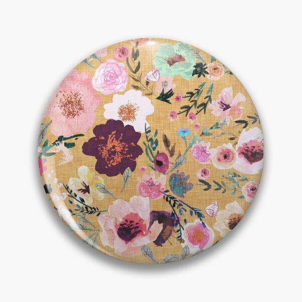 Item preview, Burst into Bloom (mustard gold) designed and sold by Esther  Fallon Lau.