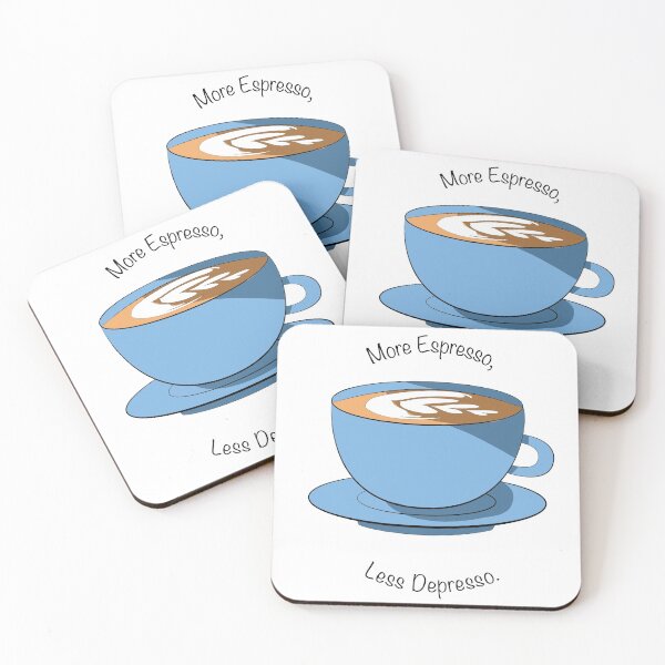 Item preview, More Espresso, Less Depresso designed and sold by Holly Dodd.