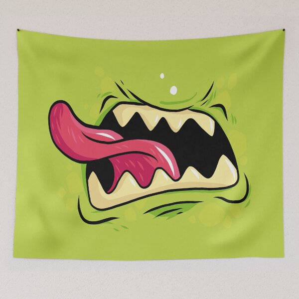 Item preview, Cartoon monster face designed and sold by ismagarri.