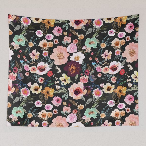Item preview, Burst into Bloom (midnight) designed and sold by Esther  Fallon Lau.
