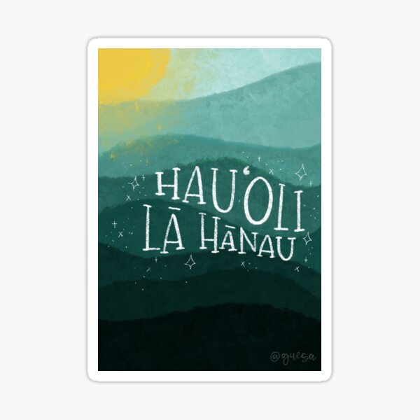 hau-oli-l-h-nau-teal-sticker-for-sale-by-guesa-redbubble