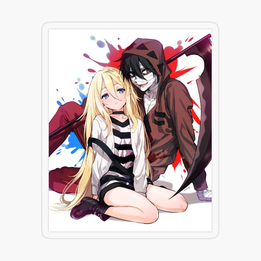 AOD: Zack, Rachel art by Kibo-Kibo - Angels Of Death - Sticker