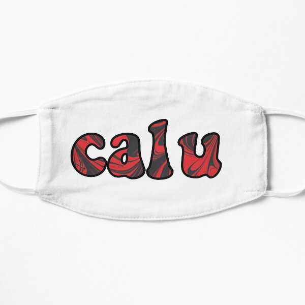 tie dye cal u Flat Mask