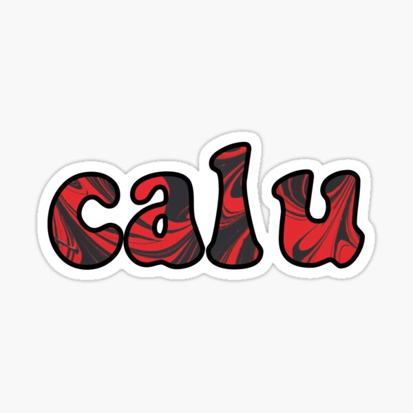 tie dye cal u Sticker