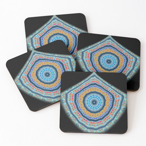 Item preview, Red and Blue Teardrop Pattern designed and sold by Geoffrey Higges.